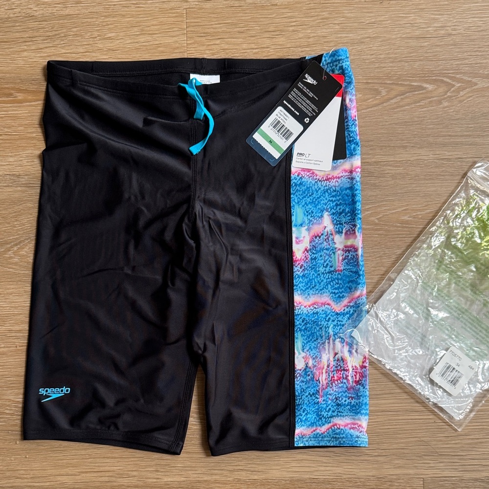 NWT Speedo Men's ProLT Printed Jammer size 34